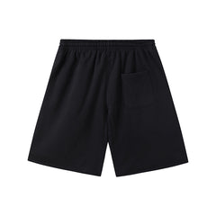 Saint Michael Red Logo Casual Sweat Shorts