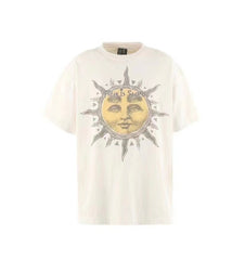 Saint Michael Flea Sun Graphic Off‑White Vintage Tee