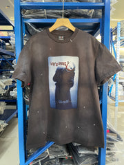 Saint Michael Why So Serious Joker Vintage Black Tee