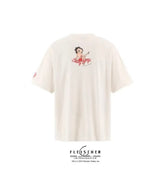 Saint Michael Betty Boop Off‑White Vintage Tee