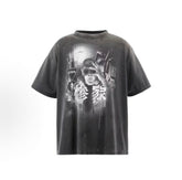 Saint Michael Japanese Street Portrait Vintage Washed Tee
