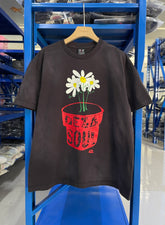 Saint Michael De La Soul Daisy Vintage Brown Tee