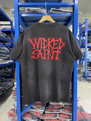 Saint Michael Wicked Saint Skeleton Washed Tee