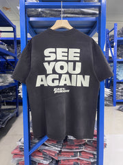 Saint Michael Furious 7 Washed Graphic Tee