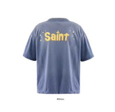 Saint Michael Tinker Bell Washed Blue Graphic Tee