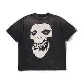 Saint Michael Skull Ape Vintage Washed Black Tee