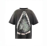 Saint Michael Vote For Light Washed Black Graphic Tee