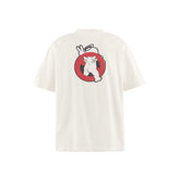 Saint Michael Saint Horror Cartoon Off‑White Oversized Tee