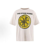 Saint Michael The Stone Roses Lemon Off‑White Tee