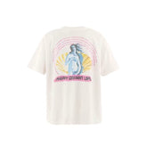 Saint Michael Magic Saint Flower Birth of Venus Off‑White Tee