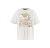 Saint Michael Saint Wet Comic Graphic Off‑White Tee