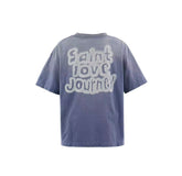 Saint Michael Saint Love Journey Faded Blue Tee