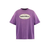 Saint Michael Saint‑Mxx Chaos Purple Vintage Tee