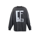 Saint Michael Eternal Praying Hands Washed Black Long Sleeve Tee