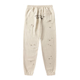 Saint Michael Vintage Skeleton Panel Print Oat Jogger Pants