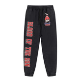 Saint Michael Blood Of The Son Black Jogger Pants
