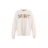 Saint Michael New Body Rules Art Print Cream Long Sleeve Tee