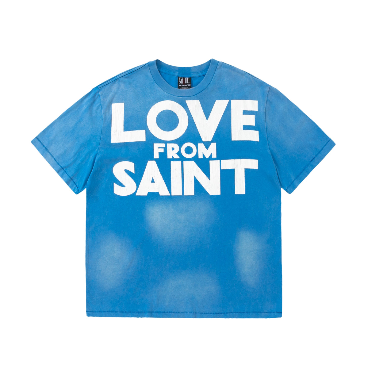 Saint Michael Love From Saint Washed Blue Vintage Tee
