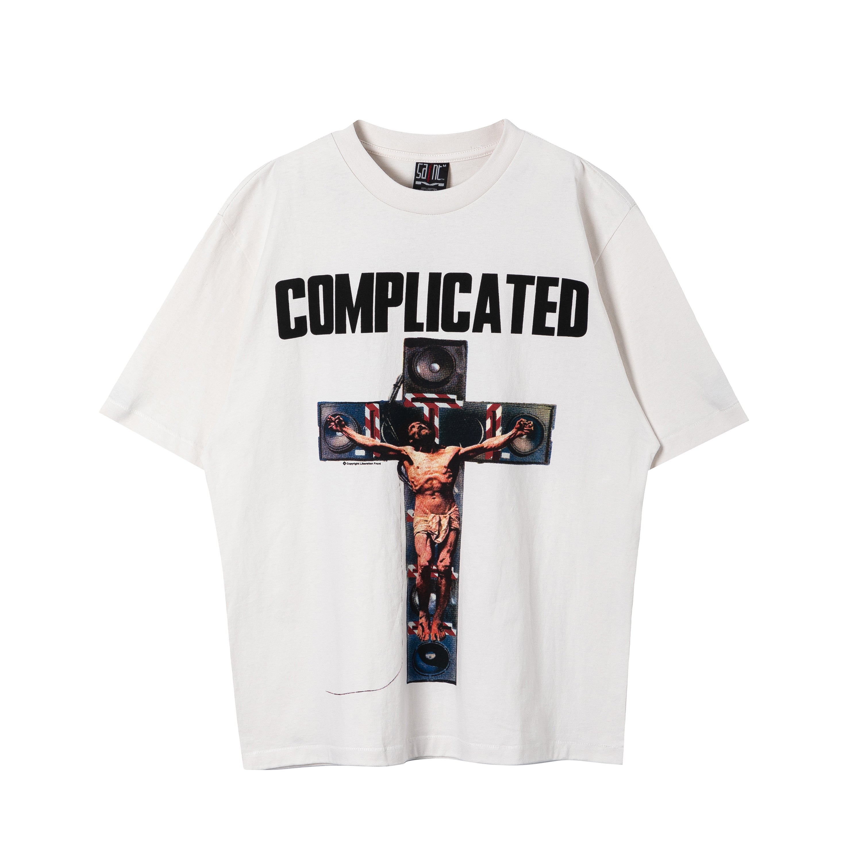 Saint Michael Complicated Speaker Cross Off‑White Vintage Tee
