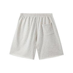 Saint Michael Red Logo Casual Sweat Shorts