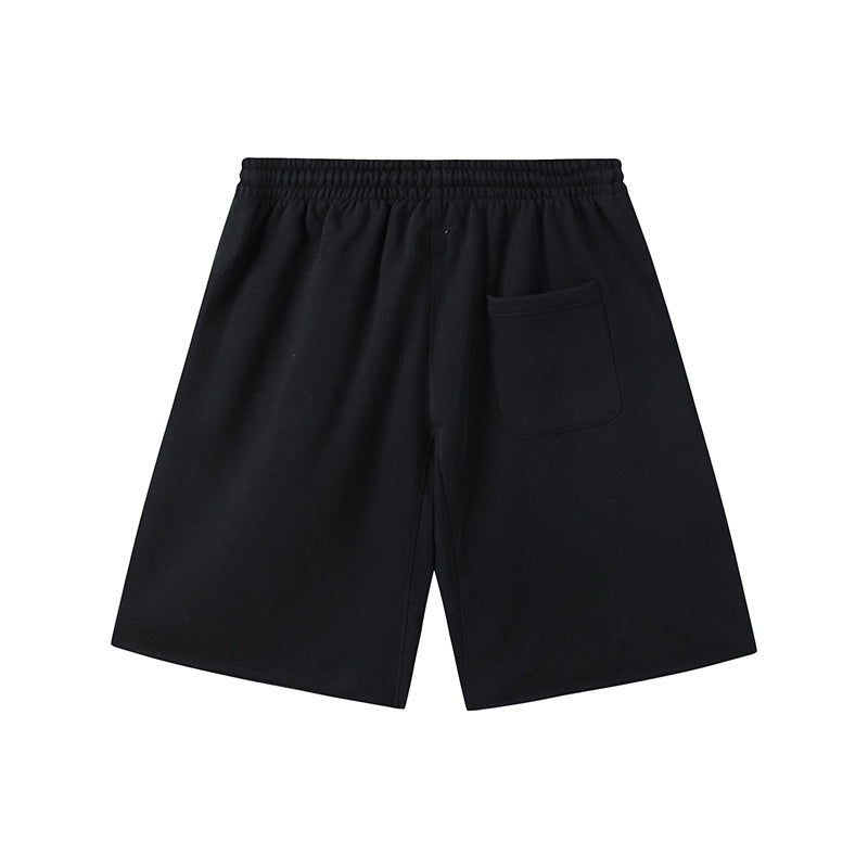 Saint Michael Red Logo Casual Sweat Shorts