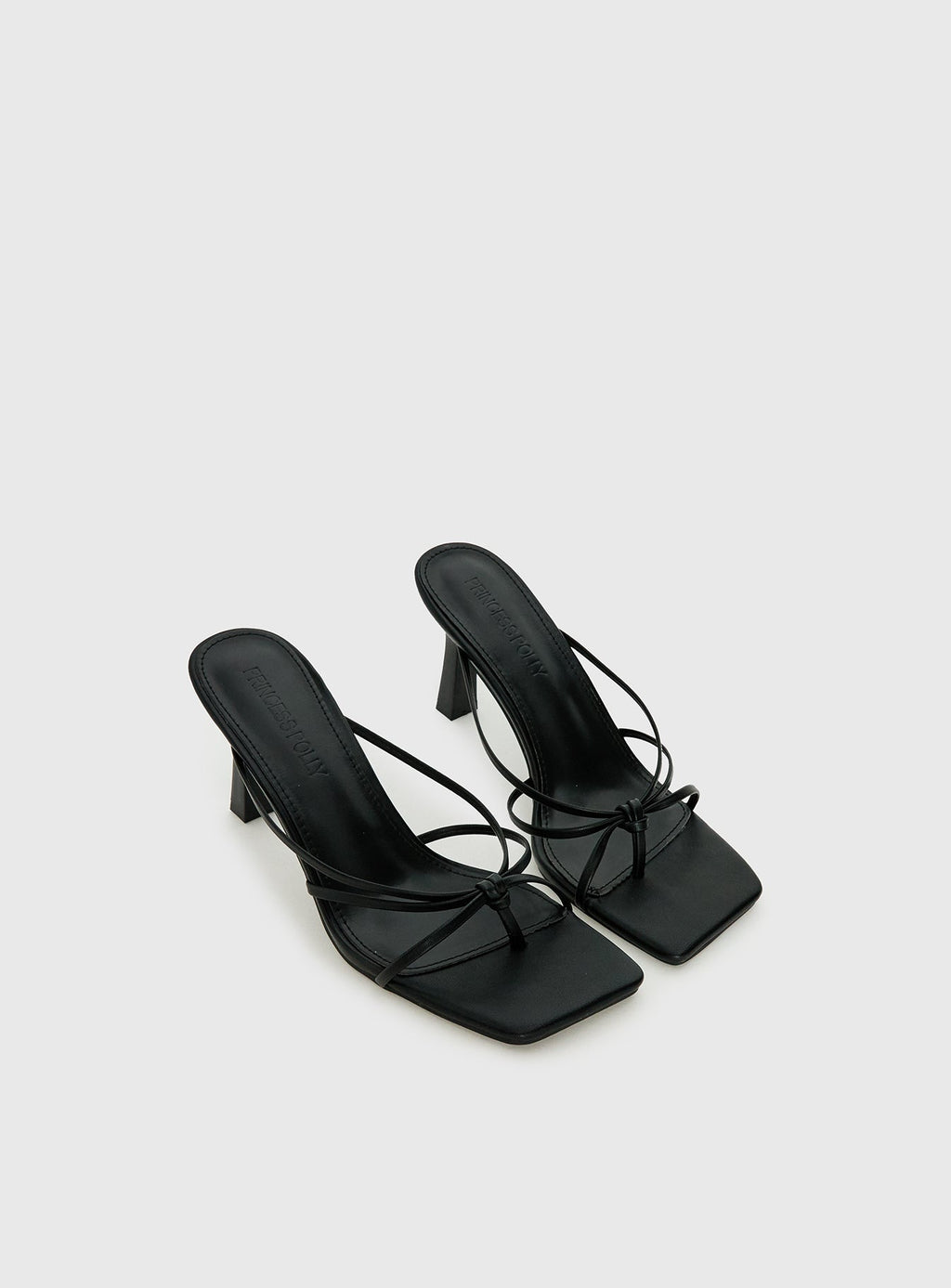 Evena Strappy Heels Black