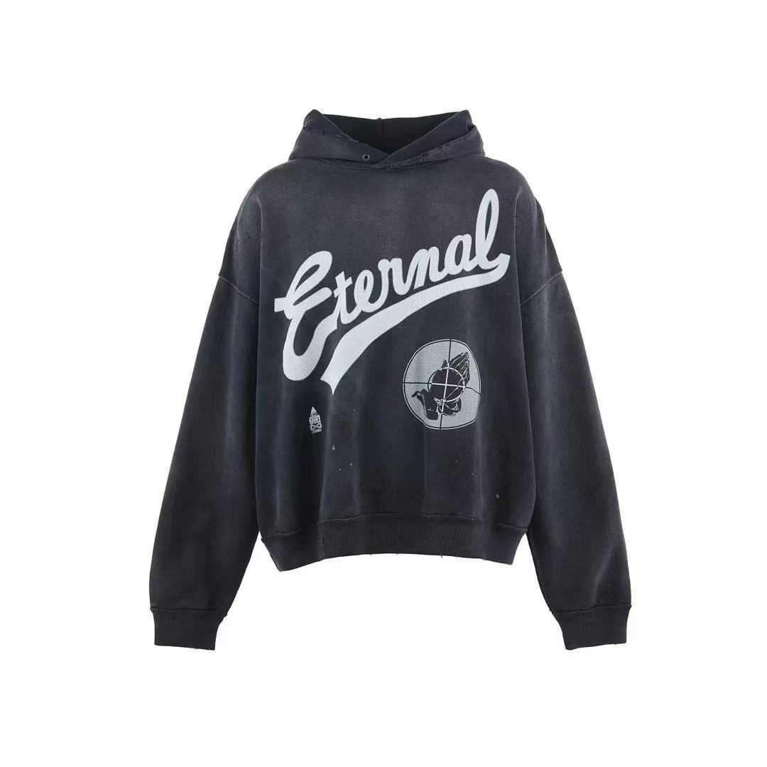 Saint Michael Eternal Praying Hands Washed Hoodie