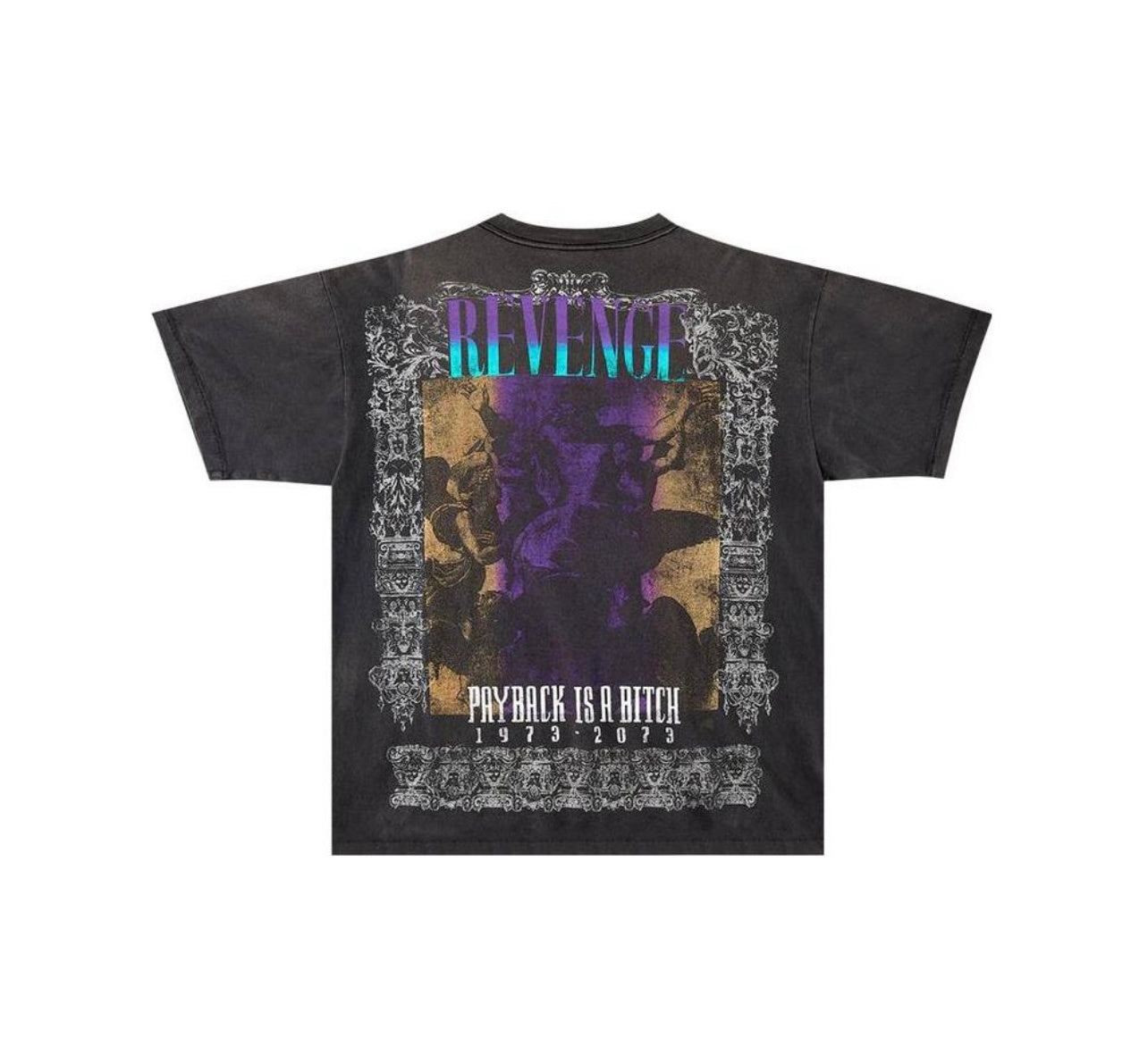 Saint Michael Revenge Washed Black Vintage Tee