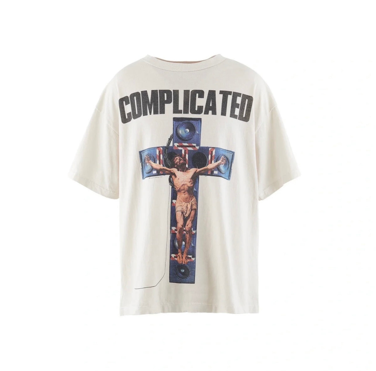 Saint Michael Complicated Speaker Cross Off‑White Vintage Tee
