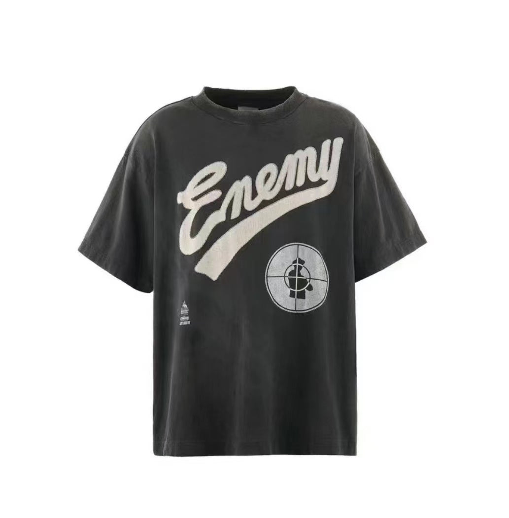 Saint Michael Enemy Saint Washed Black Vintage Tee