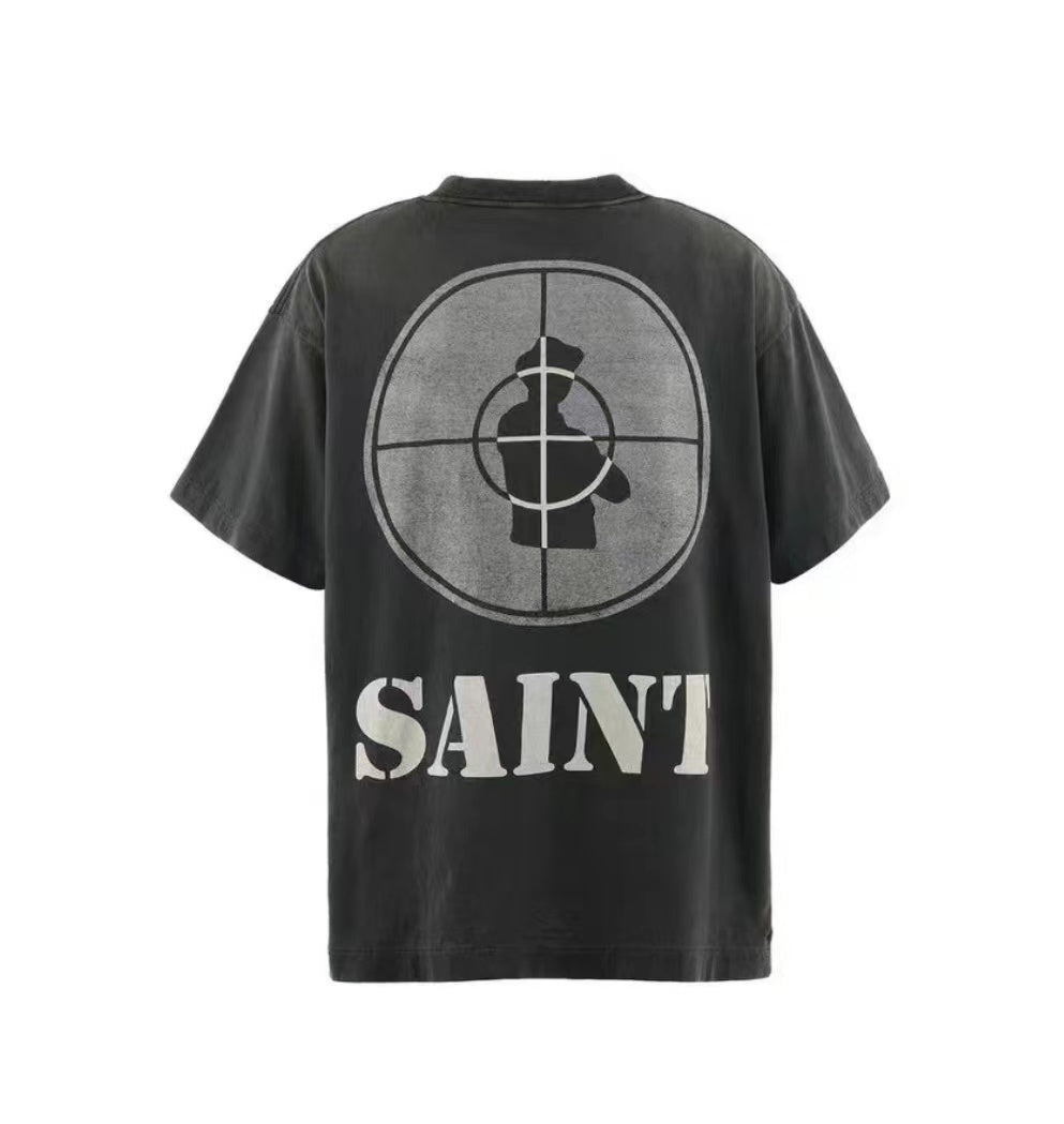 Saint Michael Enemy Saint Washed Black Vintage Tee