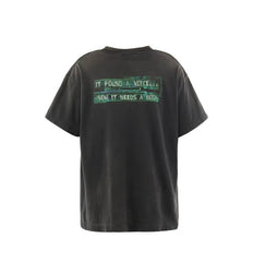 Saint Michael Ghost In The Shell Washed Black Vintage Tee