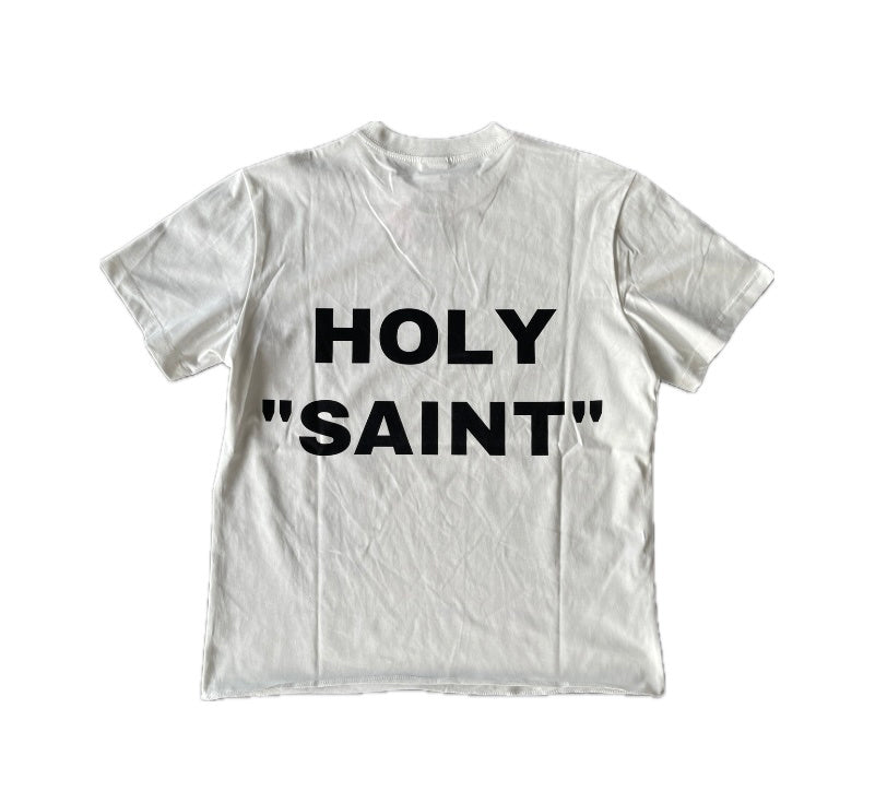 Saint Michael Pure Holy Saint Off‑White Vintage Tee