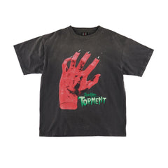Saint Michael Torment Hand Washed Black Vintage Tee