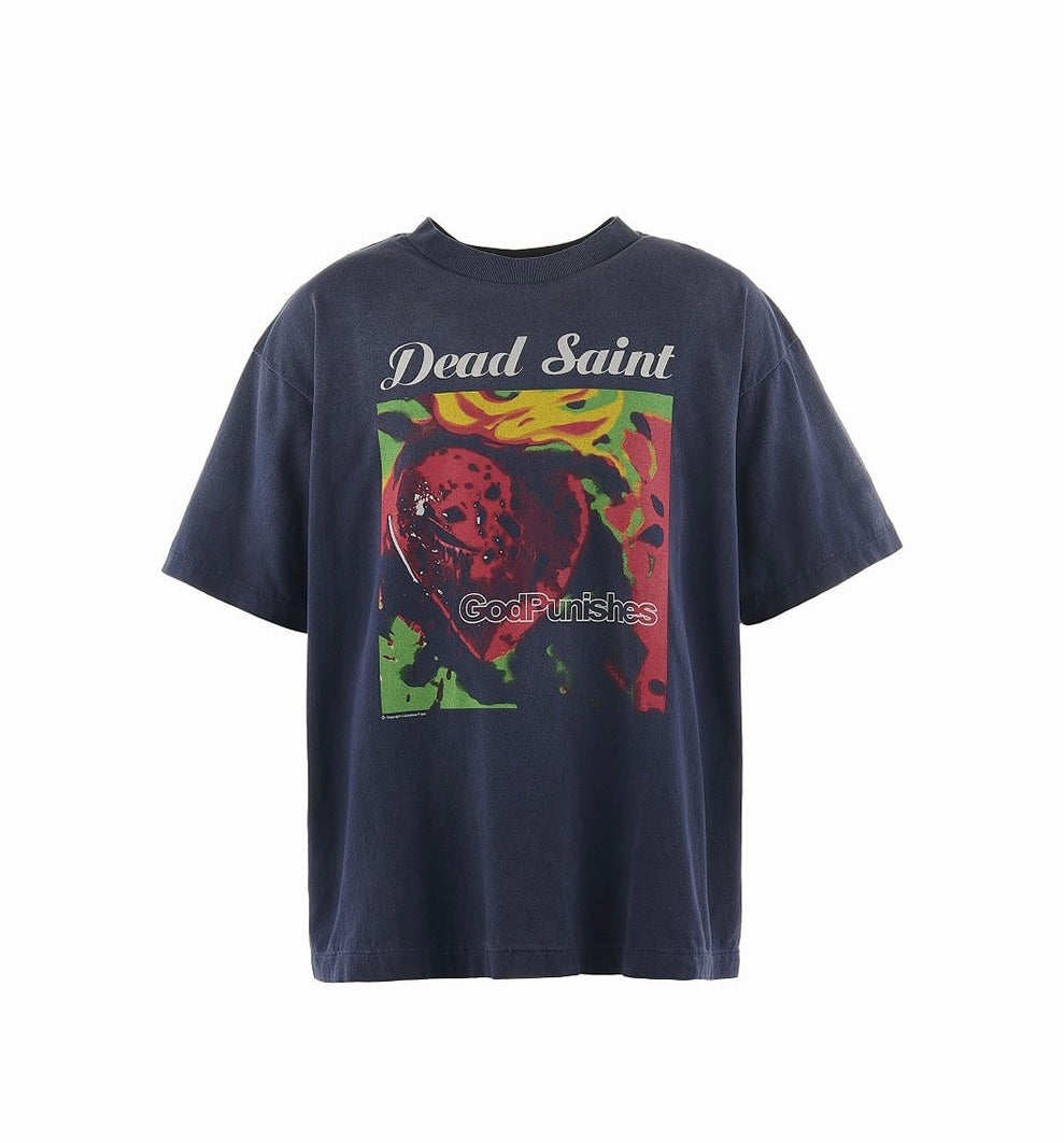 Saint Michael Dead Saint Washed Navy Vintage Tee