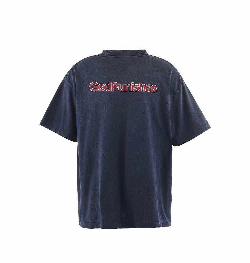 Saint Michael Dead Saint Washed Navy Vintage Tee