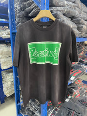 Saint Michael Night Hymn Green Box Vintage Black Tee