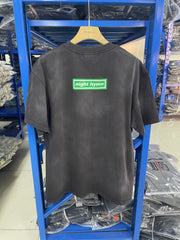 Saint Michael Night Hymn Green Box Vintage Black Tee