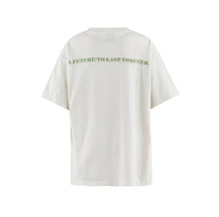 Saint Michael Dual‑Sided Print Vintage Off‑White Tee
