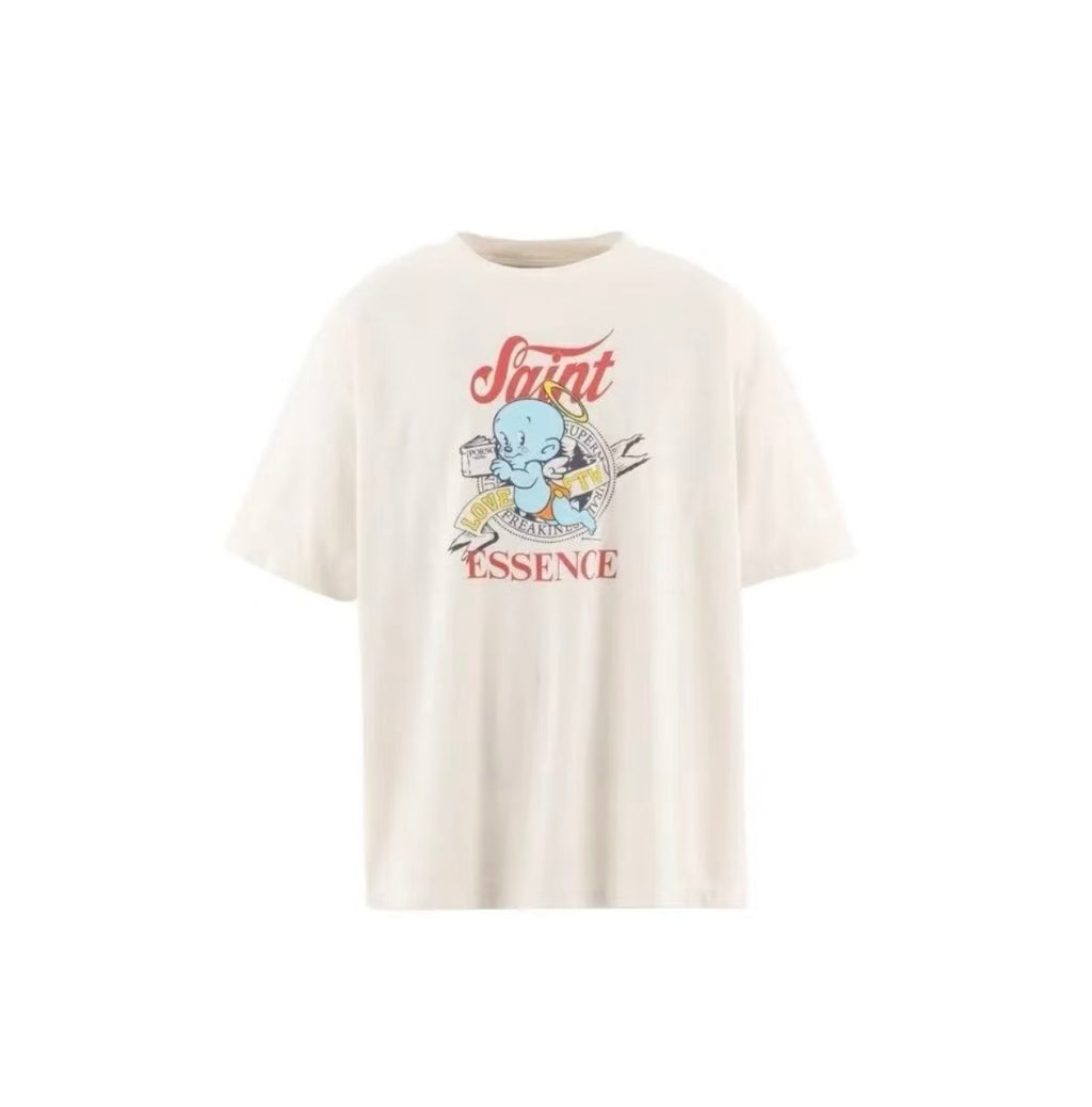 Saint Michael Essence Baby Angel Off‑White Tee