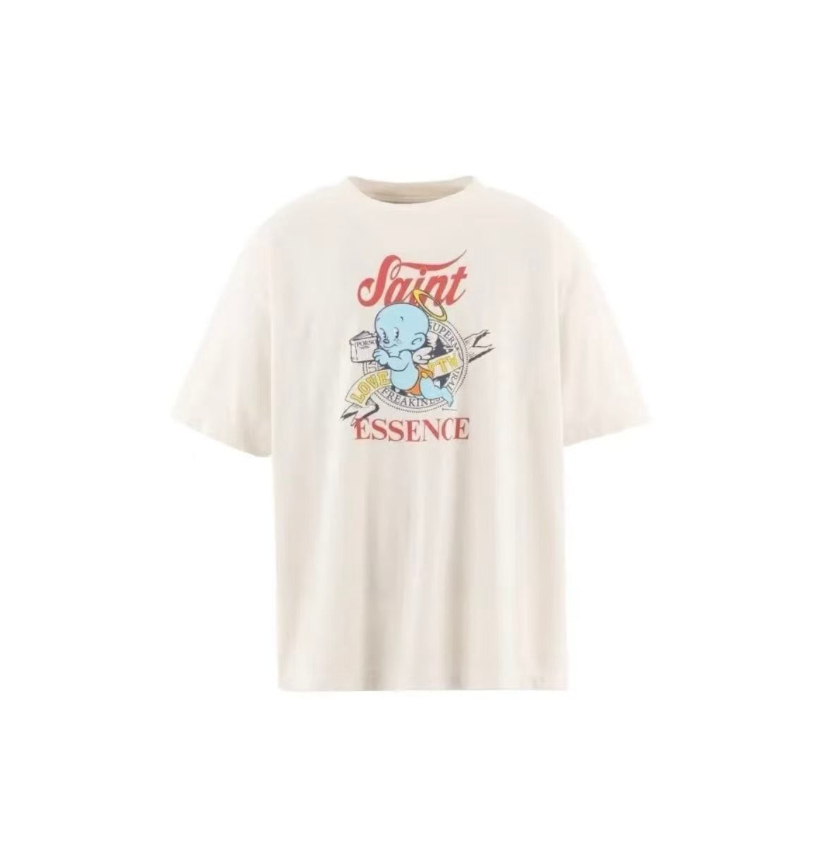 Saint Michael Essence Baby Angel Off‑White Tee