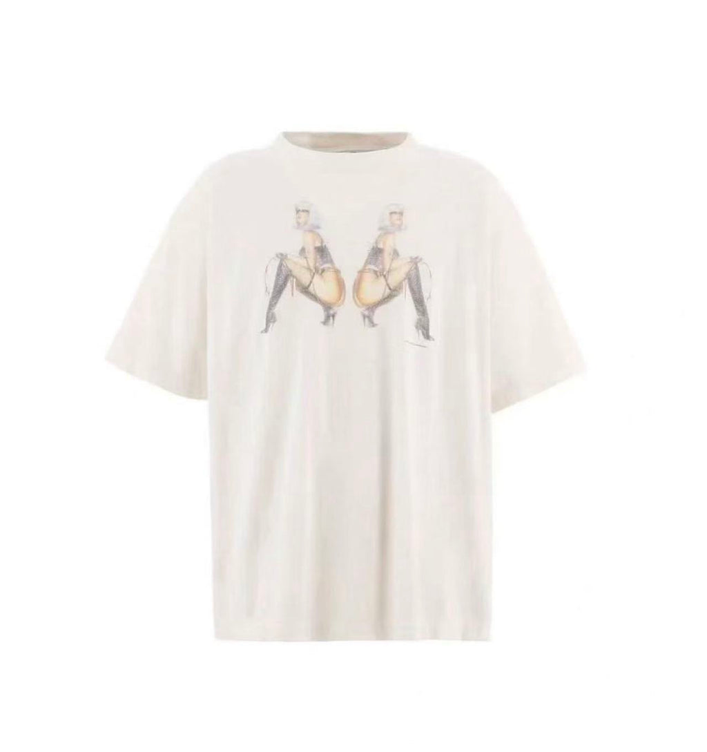 Saint Michael Vintage Dual Figure Graphic Tee