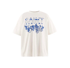 Saint Michael Babylon Dual‑Sided Print Tee White