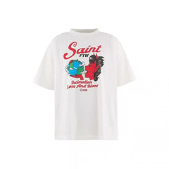Saint Michael FTW Vintage Graphic Tee White