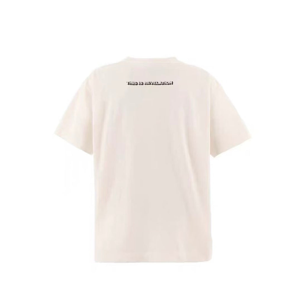 Saint Michael 3D Saint Logo Off‑White Tee