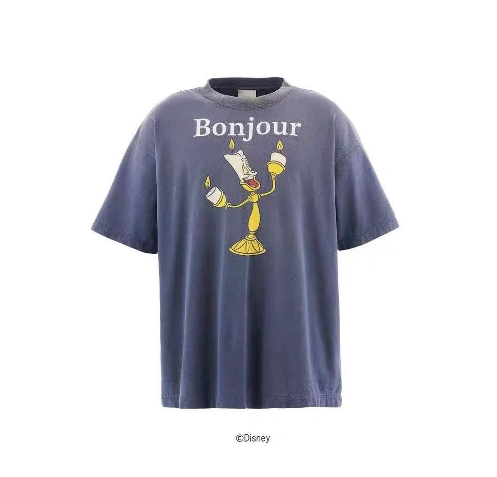 Saint Michael Bonjour Candle Character Vintage Washed Tee