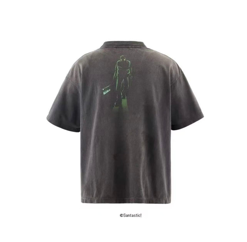 Saint Michael Vintage Anime 13 Graphic Washed Tee