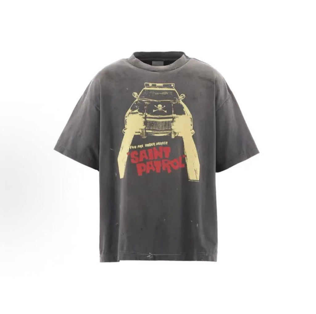 Saint Michael Saint Patrol Car Vintage Washed Tee