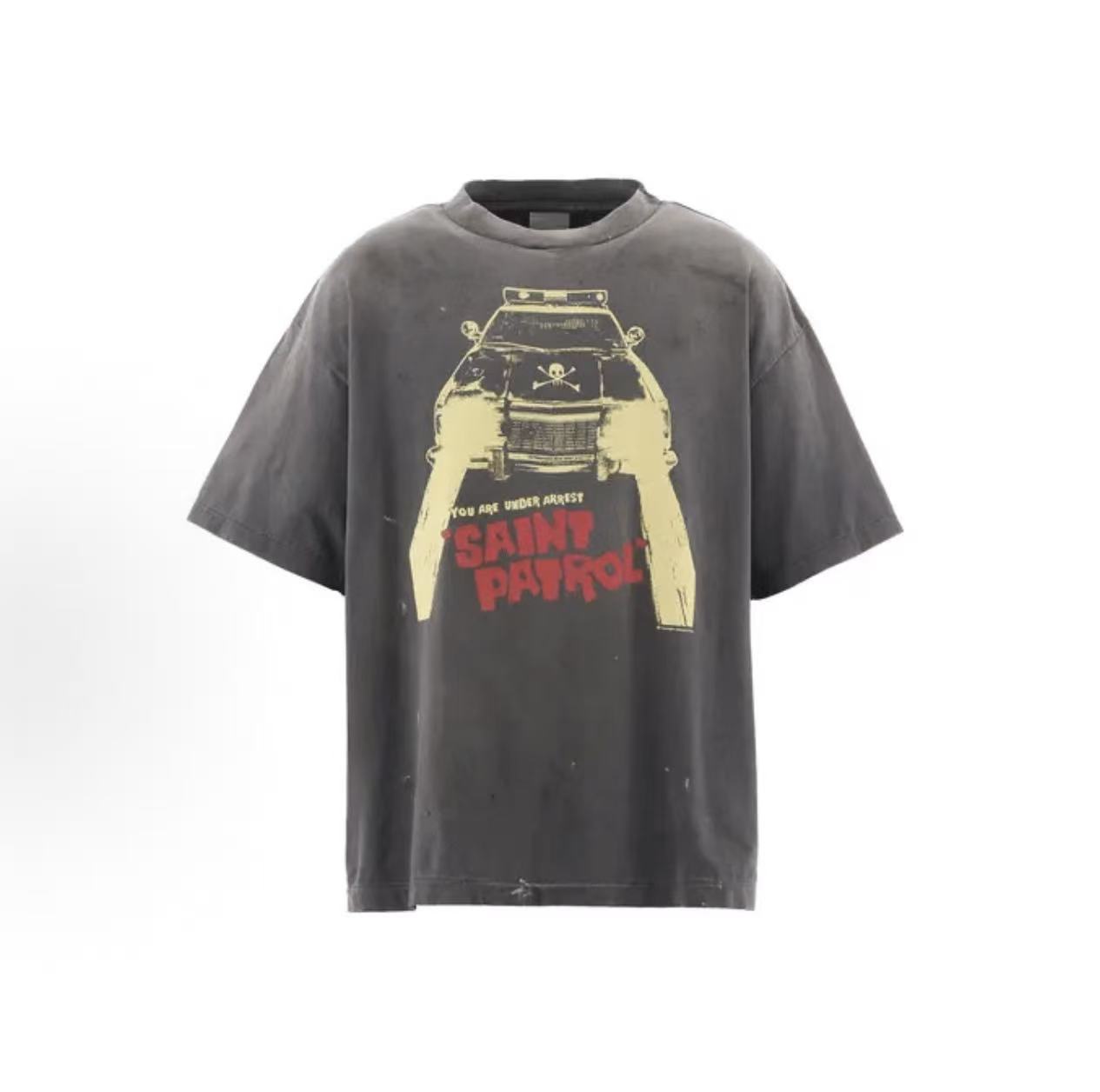 Saint Michael Saint Patrol Car Vintage Washed Tee