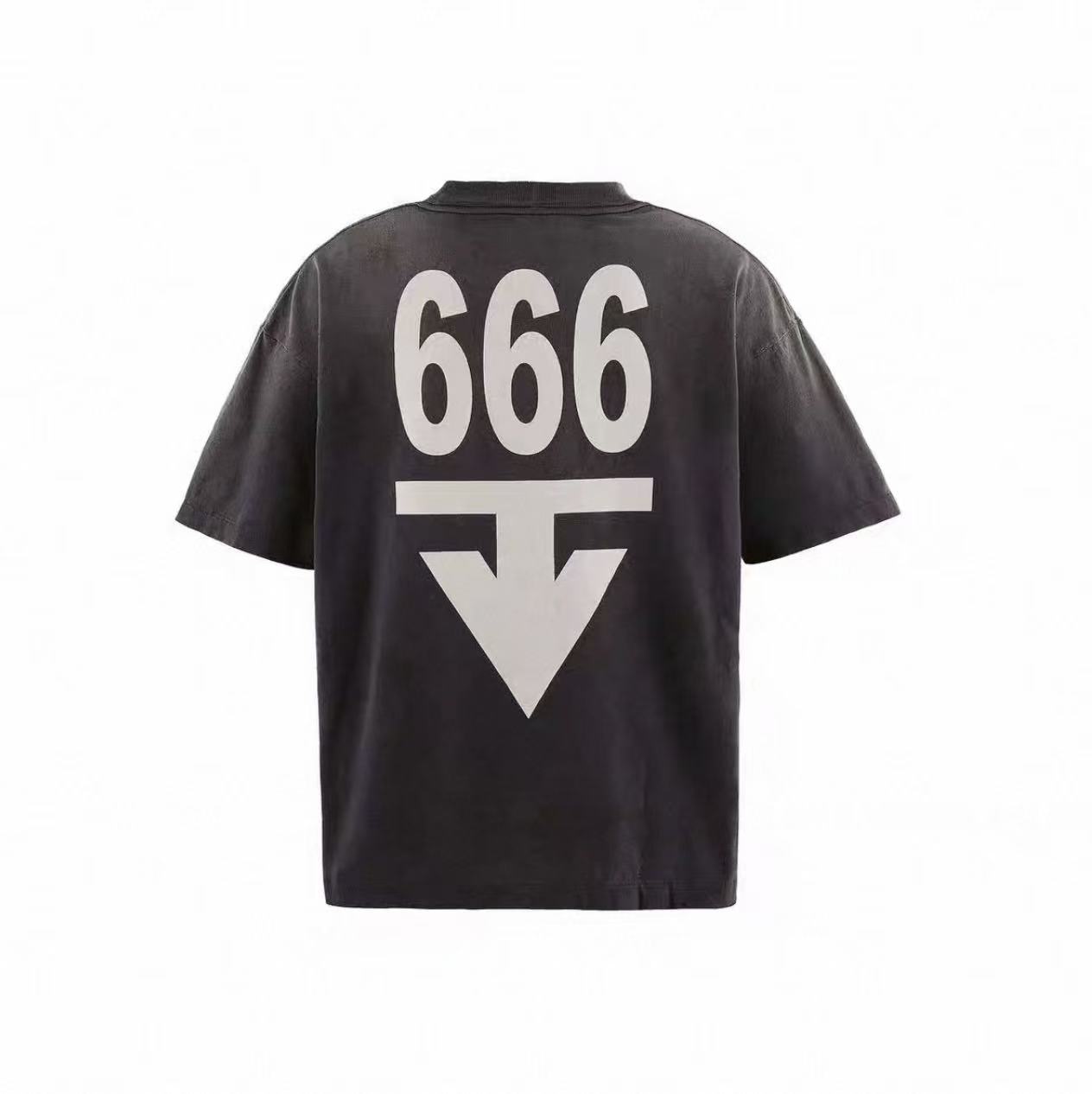 Saint Michael Liberty Skull 666 Vintage Washed Tee